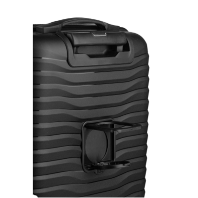 Valija Elf Carry On Polipropileno Negro