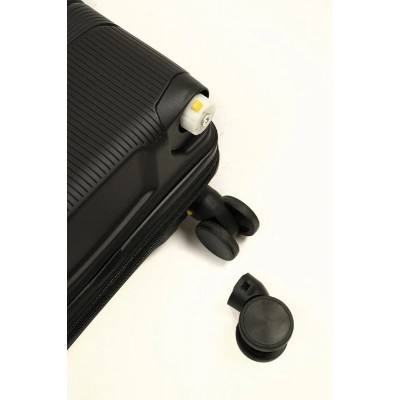 Valija Elf Cabina Negro Polipropileno 20"