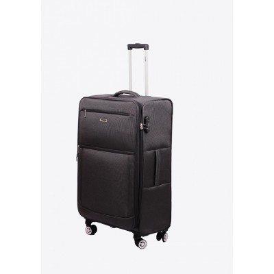 Valija Elf Con Fuelle Expandible Grande 28" Negro