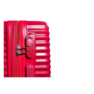 Valija Pierre Cardín - Grande Rígida Rojo  Pc4004