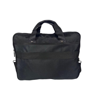 Maletín Portanotebook Pierre Cardin Negro Bolsillo Frente 