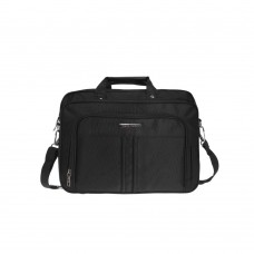 Maletín Portanotebook Pierre Cardin Negro Doble Bolsillo Fre
