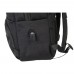 Mochila Pierre Cardin - Portanotebook Con Conexión Usb 18" Negro.