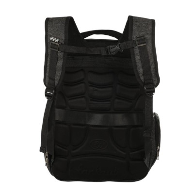 Mochila Pierre Cardin - Urbana Múltiples Bolsillos Con Cierres Gris