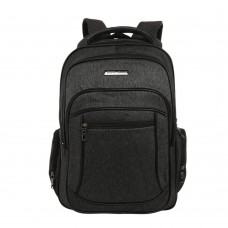 Mochila Pierre Cardin - Portanotebook Con Conexión Usb Y Candado Negro