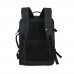 Mochila Pierre Cardin - Viajera Impermeable Con Conexión Usb Negro