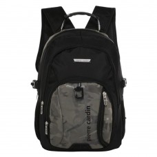Mochila Pierre Cardin Urbana Portanotebook Cable Usb Gris