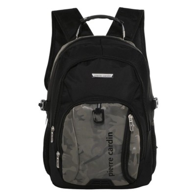 Mochila Pierre Cardin Urbana Portanotebook Cable Usb Gris