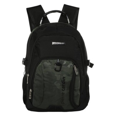 Mochila Pierre Cardin Urbana Portanotebook Cable Usb Verde