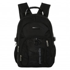 Mochila Pierre Cardin Urbana Portanotebook Cable Usb Negro