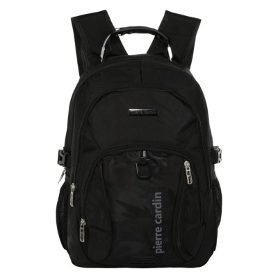 Mochila Pierre Cardin Urbana Portanotebook Cable Usb Negro