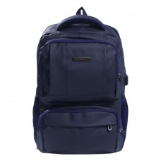 Mochila Urbana Pierre Cardin - Impermeable Portanotebook Reforzada Azul