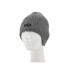 Gorro Tejido Pierre Cardin Con Corderito Y Orejeras Gris Claro