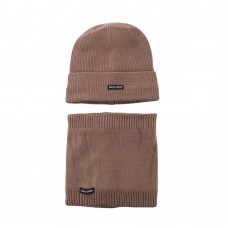 Gorro Tejido Pierre Cardin Con Cuellito Forrado Con Plush Marrón