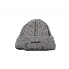Gorro Tejido Pierre Cardin Con Corderito Gris Claro