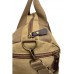 Bolso Pierre Cardin - Cilindro Lona Con Bolsillos Laterales Marrón. 