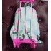 Mochila Sport New Bags - Conejo Forrada Bolsillo Frontal Con Carro Verde/lila