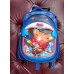 Mochila I Run Infantil - Con Luz Para Jardín Incluye Cartuchera Gato Espacio Azul Con Carro