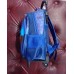 Mochila I Run Infantil - Con Luz Para Jardín Incluye Cartuchera Gato Espacio Azul Con Carro