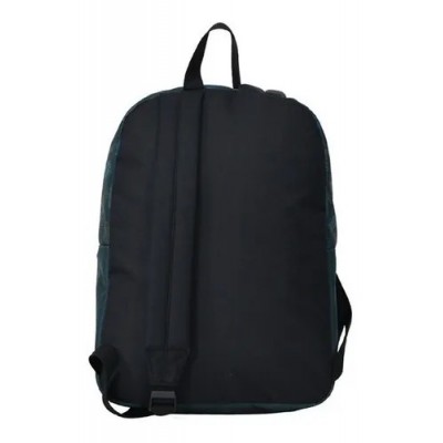 Mochila Kossok - Escolar Urbana Unisex Reforzada Bolsillo Frontal Azul Hojas