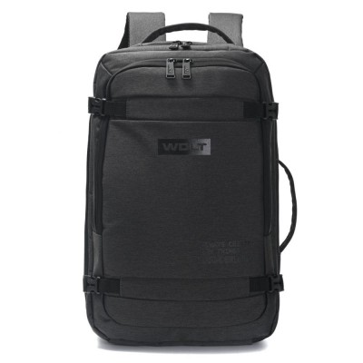 Mochila Wanderlust - Viral Portanotebook Expandible Porta Usb Gris 18"