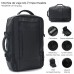 Mochila Wanderlust - Viral Maletín Portanotebook Candado Impermeable Negro 18"