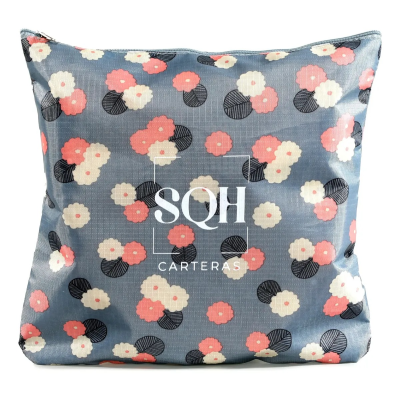 Set Organizador De Valija Suqash X 6 Flor Gris