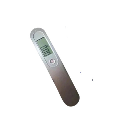 Balanza De Equipaje Electrónica Con Medidor De Temperatura Travel Tech Plateado