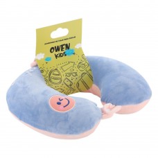 Almohada De Viaje Owen Smile Azul Y Rosa