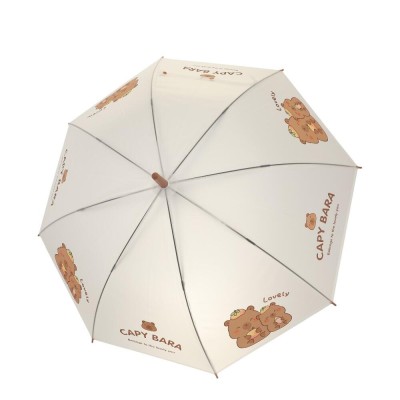 Paraguas Infantil Largo Capibara Beige Paraguas Infantil Largo Capibara Beige