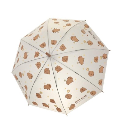 Paraguas Infantil Largo Capibara Beige Paraguas Infantil Largo Capibara Beige