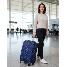 Funda Para Valija Mediana Pierre Cardin Azul