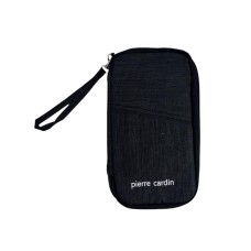 Porta Pasaporte Pierre Cardin Negro