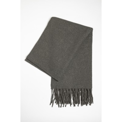 Bufanda Squash Shayla Flecos Gris