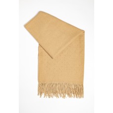 Bufanda Squash Brishe Con Strass Camel