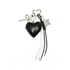 Charms Bag Canteo Corazón Negro