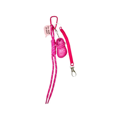 Charms Bag Canteo Crocs Fucsia