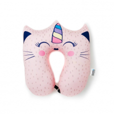 Almohada Cuello Viaje  Gato Unicornio