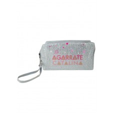 Porta Cosméticos Brigitte Agarrate Catalina Plateado