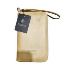 Portapasaporte Canteo Beige