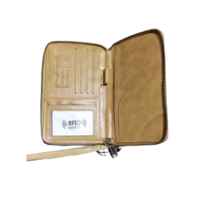 Portapasaporte Canteo Beige