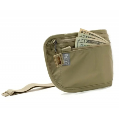 Cinturón Portavalor Unisex Rfid Squash Verde